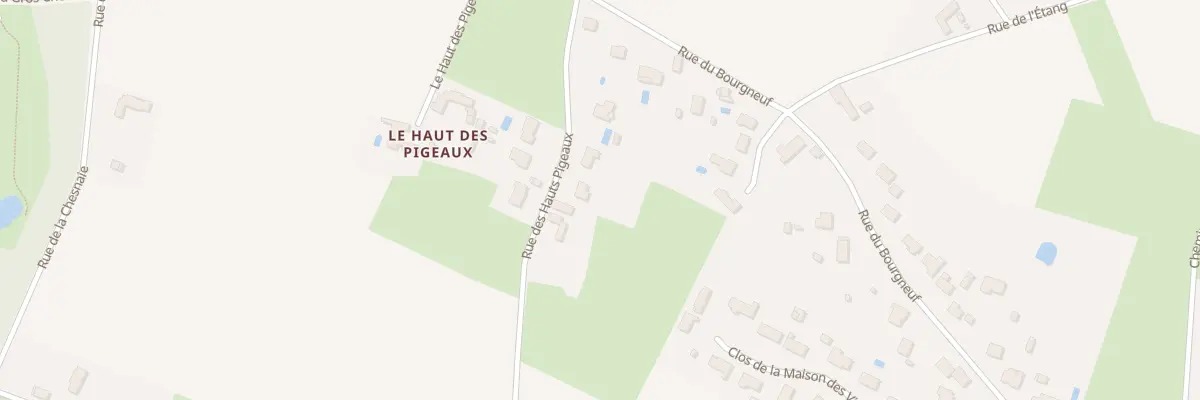 Plan du 161 Rue des Hauts Pigeaux à Loury
