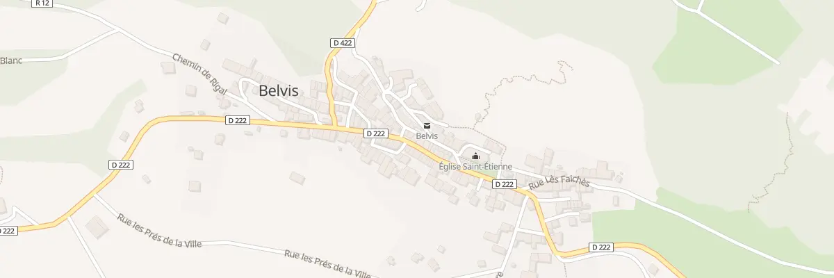 Plan du 9002 Le Village à Belvis