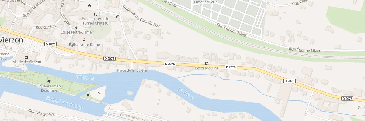 Plan du 12B Rue Jules Louis Breton à Vierzon