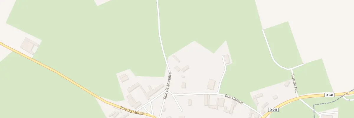 Plan du 4 Rue de Manatre à Hiermont