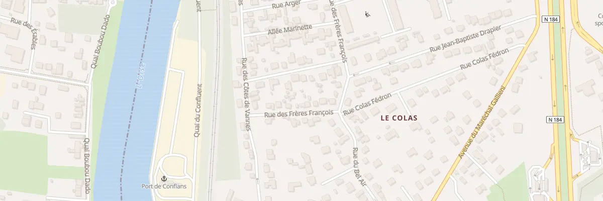 Plan du 11 Rue des Frères François à Conflans-Sainte-Honorine