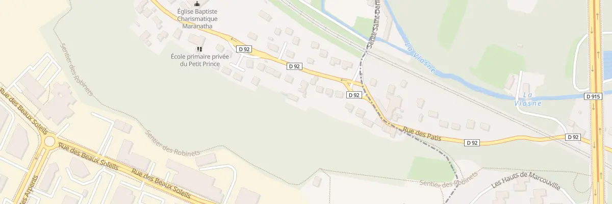 Plan du 43 Rue des Pâtis à Osny