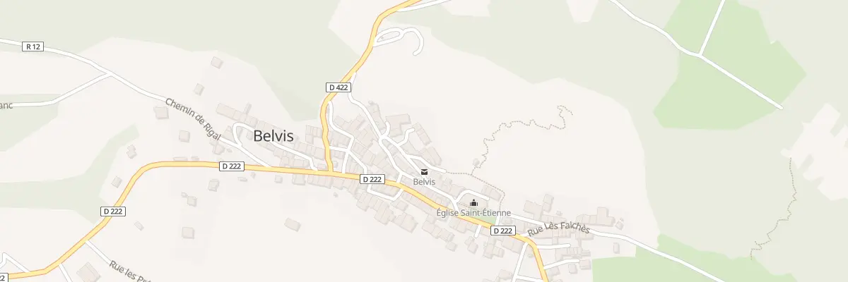 Plan du 38A Le Village à Belvis