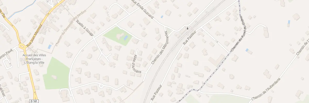 Plan du 6 Che des Méronneries à L’Étang-la-Ville