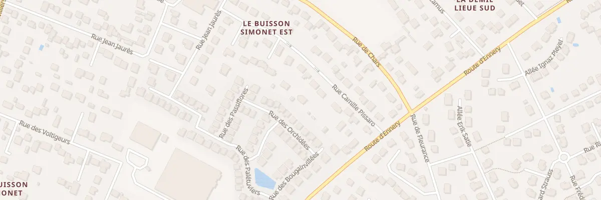 Plan du 14B Rue Camille Pissarro à Osny