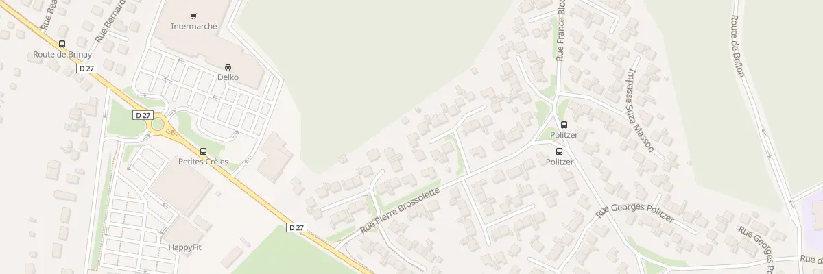 Plan du 34 Rue Pierre Brossolette à Vierzon