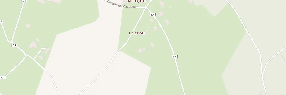 Plan du 9 Che le Rival à Rouffiac