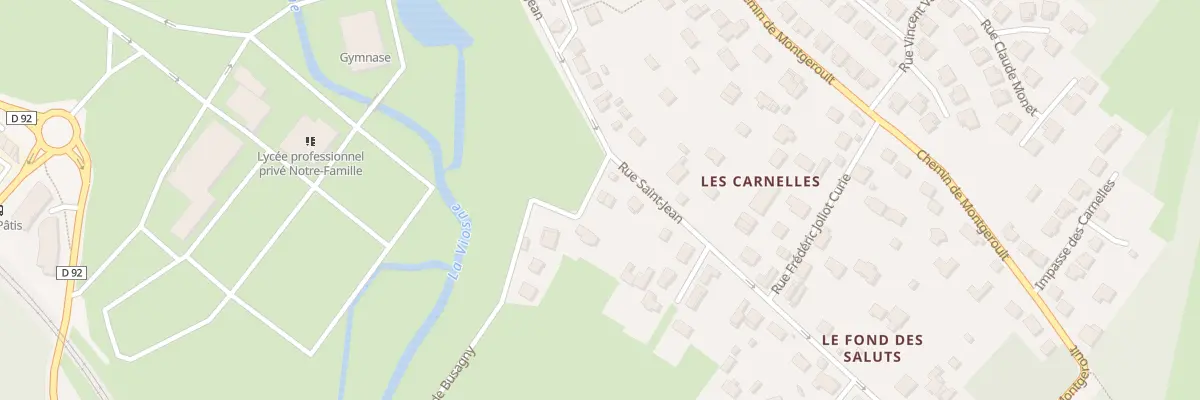 Plan du 9003 Rue Saint Jean à Osny