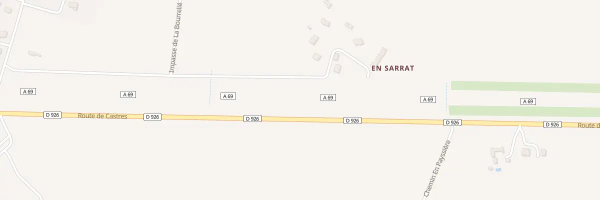 Plan du 5136 En Sarrat à Saint-Germain-des-Prés