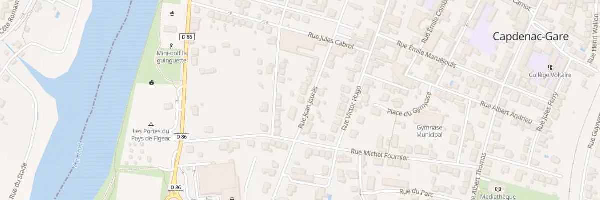 Plan du 36 Rue Jean Jaurès à Capdenac-Gare
