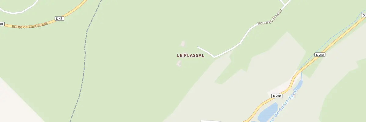 Plan du 5028 Le Plassal à Saint-Igest