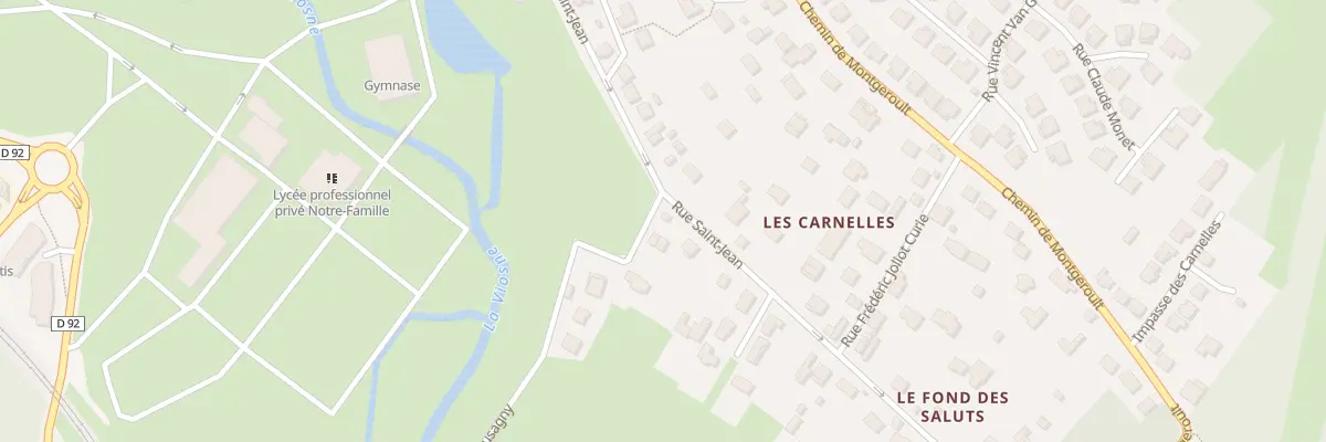 Plan du 4 Rue Saint Jean à Osny