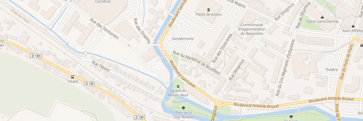 Plan du 31 Rue du Maréchal de Boufflers à Beauvais