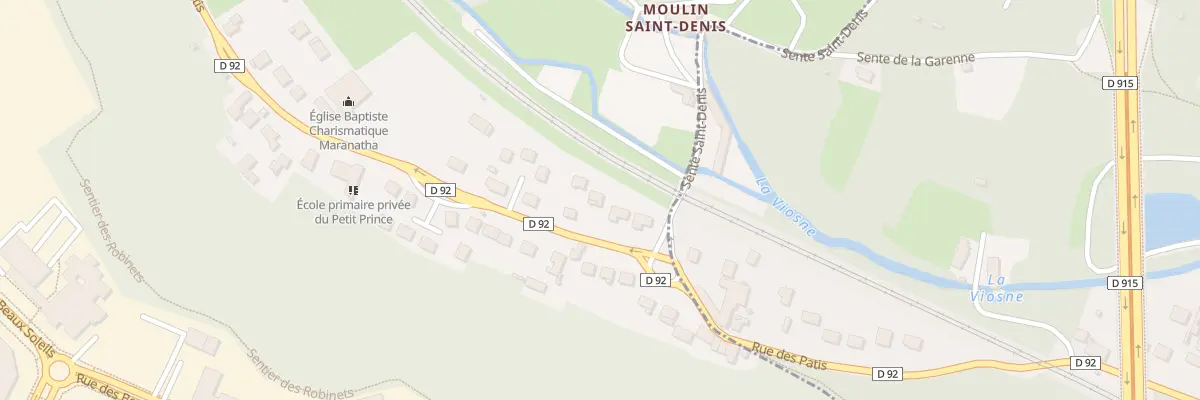 Plan du 82 Rue des Pâtis à Osny