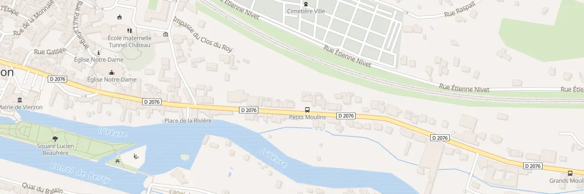 Plan du 18 Rue Jules Louis Breton à Vierzon