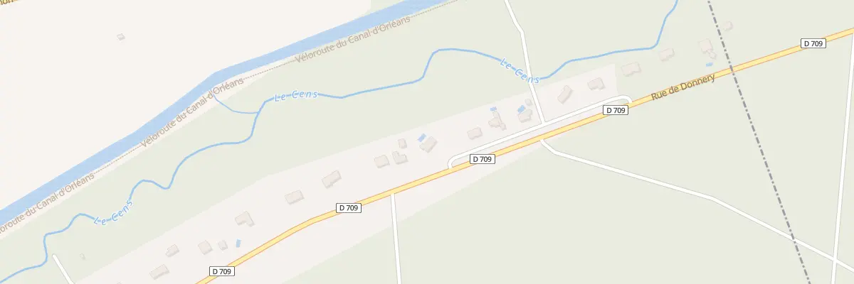 Plan du 1945 Rue de Donnery à Mardié