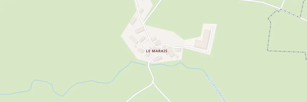 Plan du 7 Le Marais à Moutier-d’Ahun