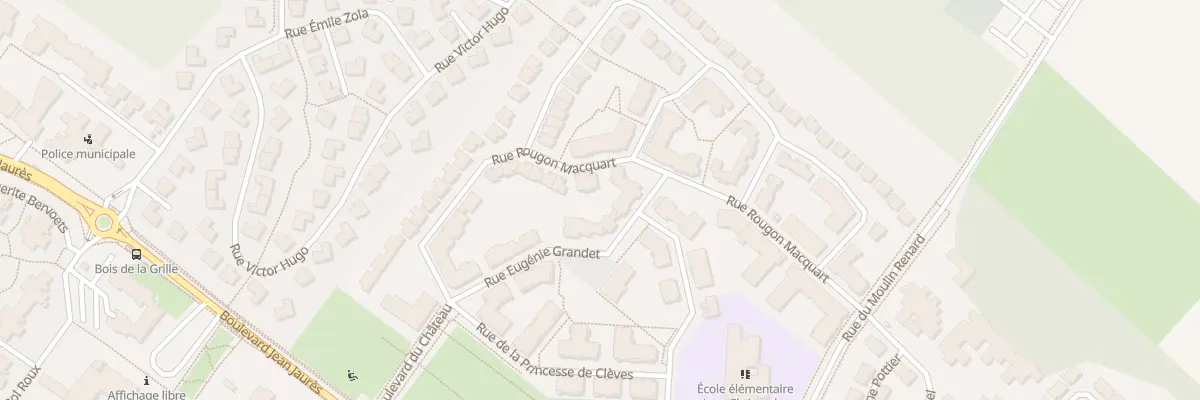 Plan du 11 Rue Eugénie Grandet à Guyancourt