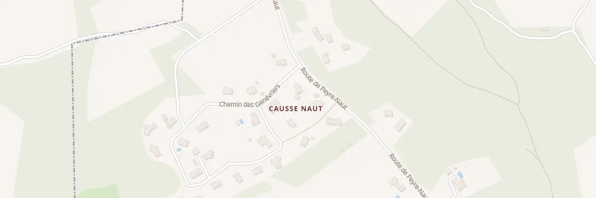 Plan du 5232 Causse Naut à Naussac