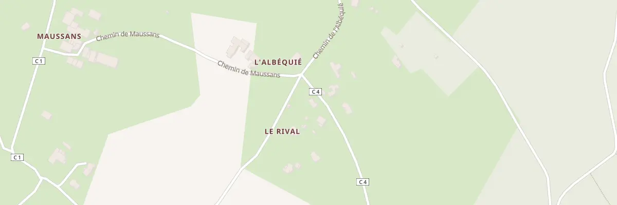 Plan du 77 Che du Château d’eau à Rouffiac