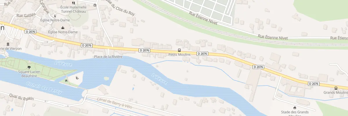 Plan du 15 Rue Jules Louis Breton à Vierzon