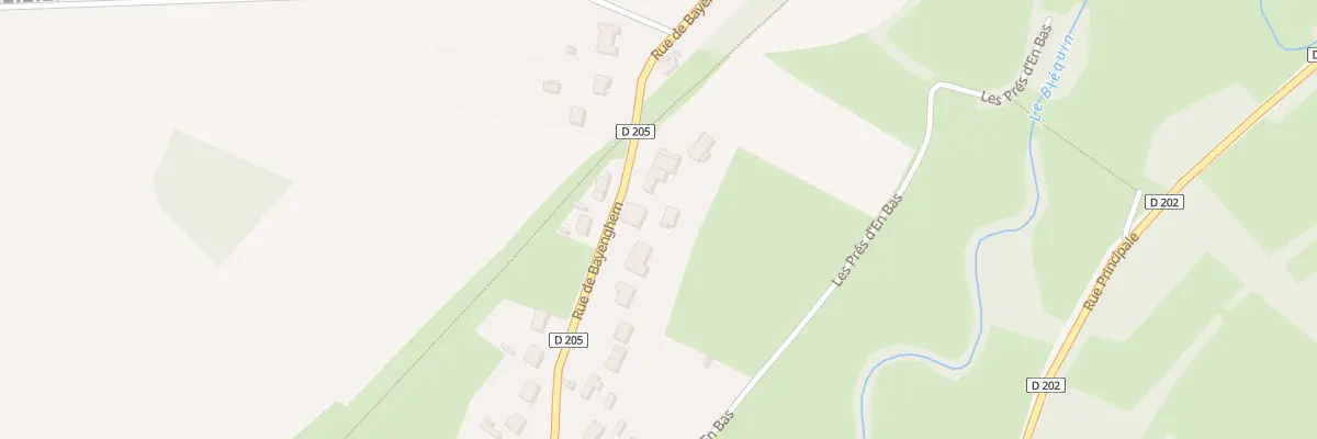 Plan du 34 Rte de Bayenghem à Affringues