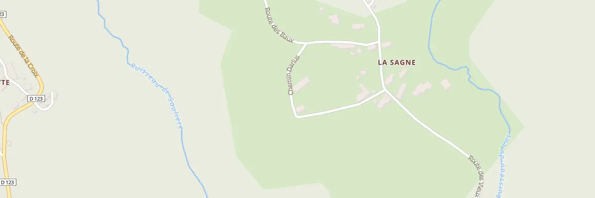 Plan du 4 Che Darius à Ambrugeat