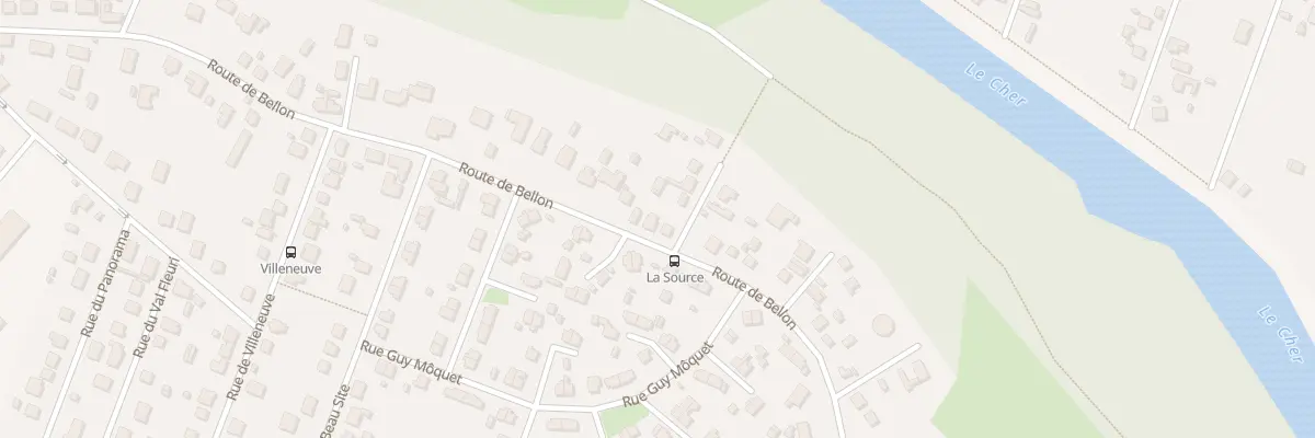 Plan du 59 Rte de Bellon à Vierzon