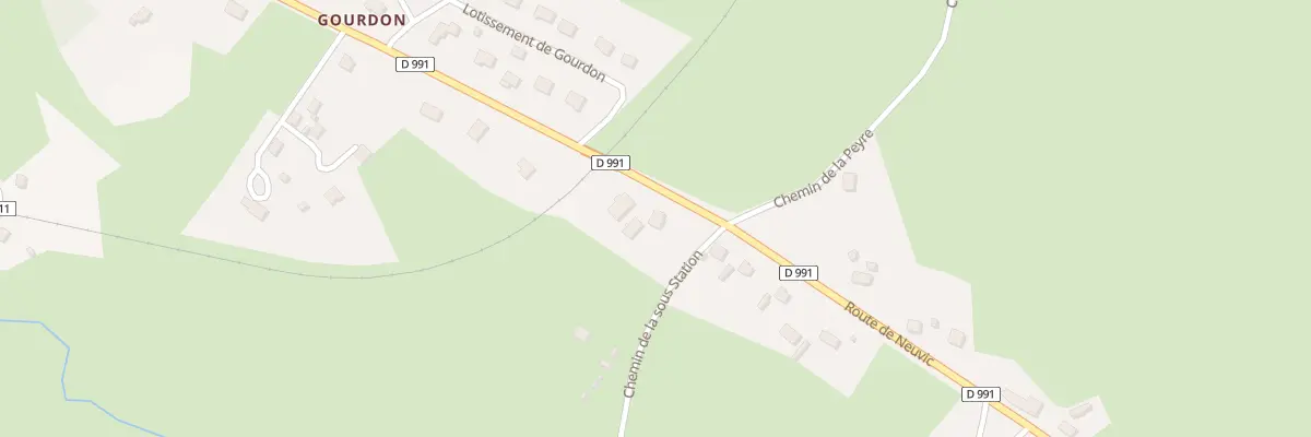 Plan du 45 Rte de Neuvic à Moustier-Ventadour