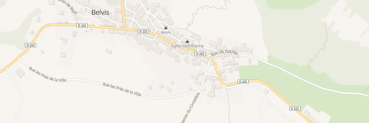 Plan du 73 Le Village à Belvis