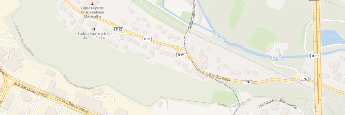 Plan du 45T Rue des Pâtis à Osny