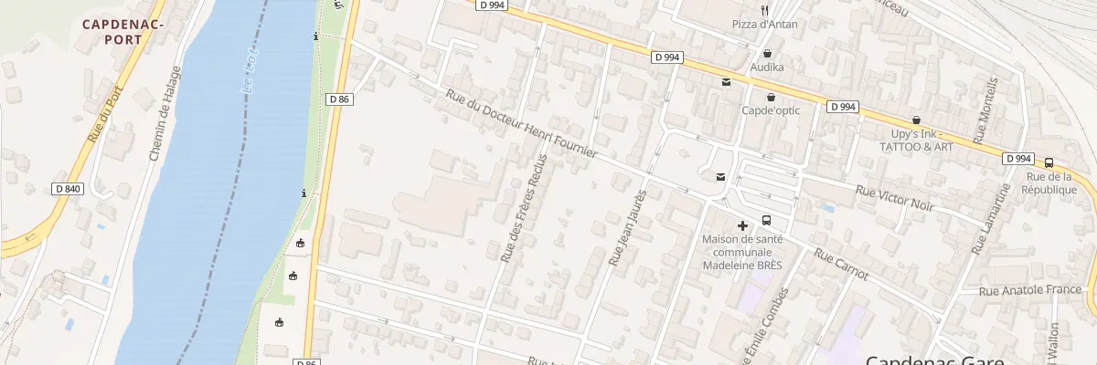 Plan du 5 Rue des Frères Reclus à Capdenac-Gare