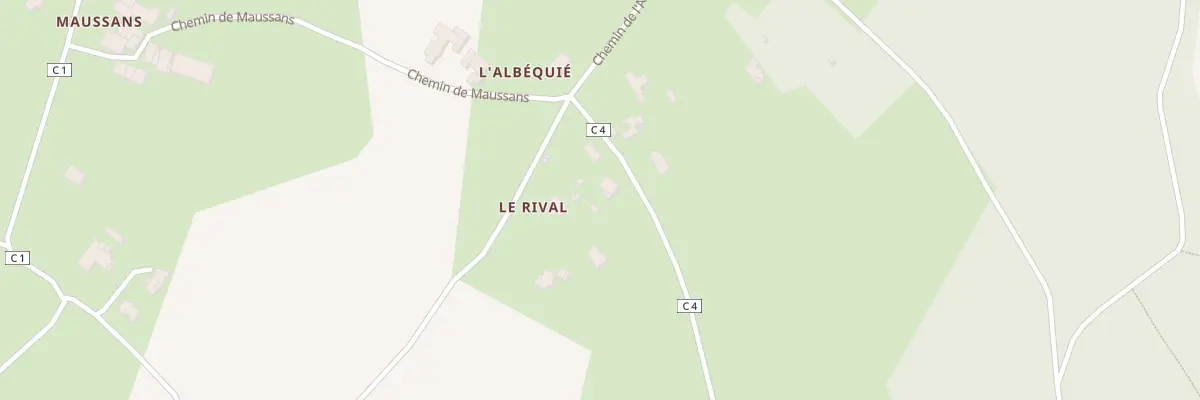 Plan du 73 Che du Château d’eau à Rouffiac