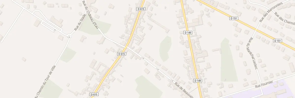 Plan du 39 Rue Victor Hugo à Crèvecœur-le-Grand