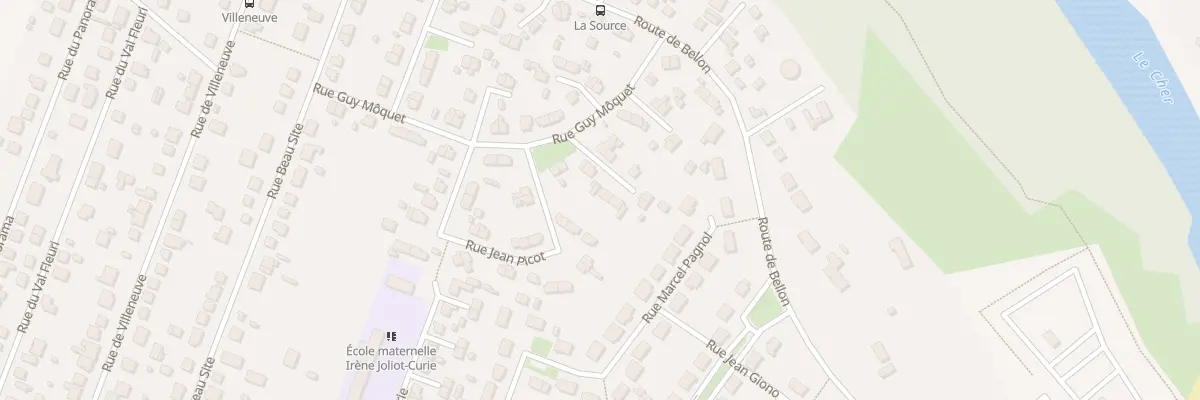 Plan du 28 Rue Guy Môquet à Vierzon