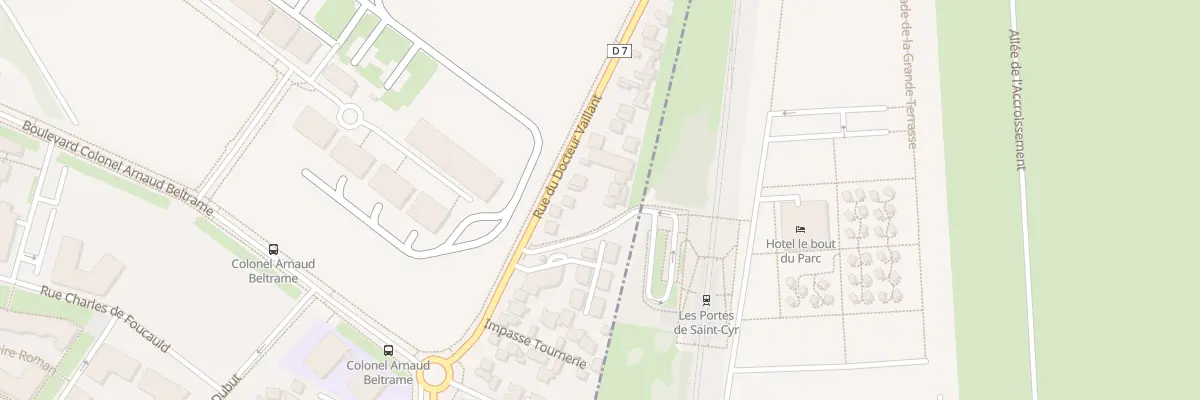 Plan du 122 Rue du Docteur Vaillant à Saint-Cyr-l’École
