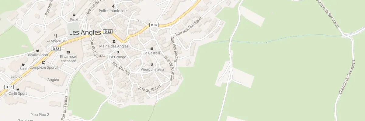 Plan du 2 Rue des Jardins aux Angles