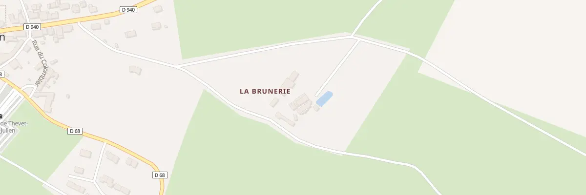 Plan du 5178 La Brunerie à Thevet-Saint-Julien
