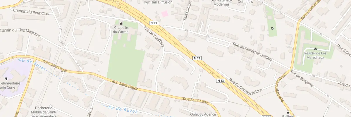 Plan du 6 Rue Boufflers à Bois-d’Arcy