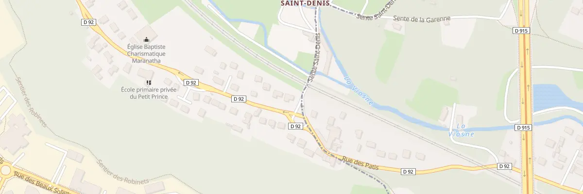 Plan du 86 Rue des Pâtis à Osny