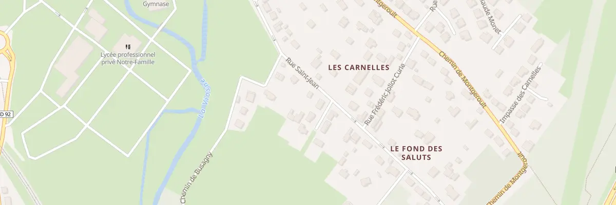 Plan du 14B Rue Saint Jean à Osny