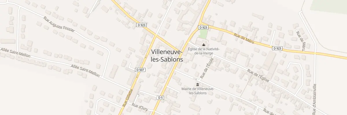 Plan du 21 Gr Grande Rue à Villeneuve-les-Sablons