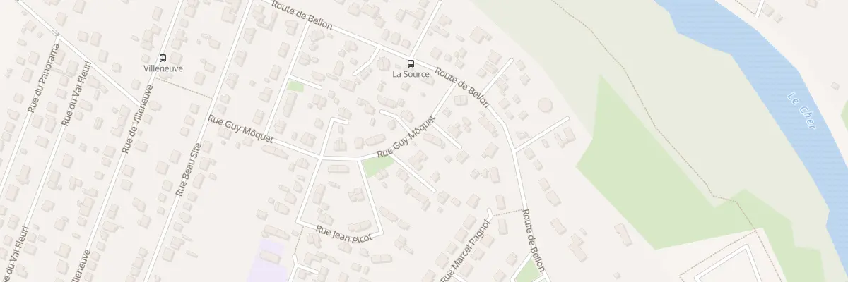 Plan du 14 Rue Guy Môquet à Vierzon