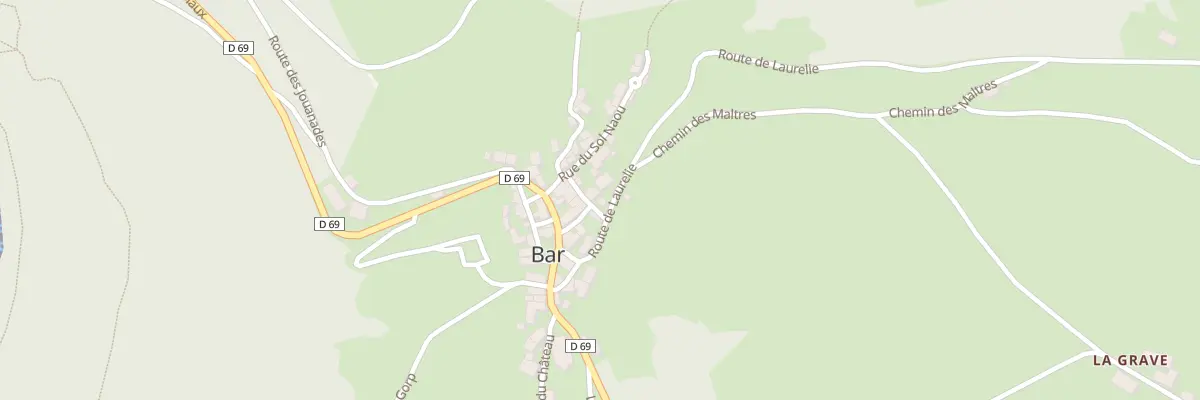 Plan du 16 Imp du Coustarou à Bor-et-Bar