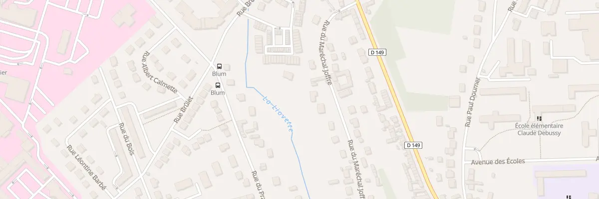 Plan du 73 Rue du Maréchal Joffre à Beauvais