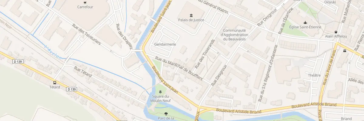 Plan du 26 Rue du Maréchal de Boufflers à Beauvais
