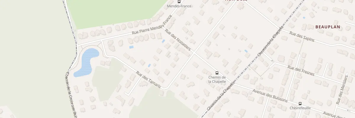 Plan du 2 Rue des Tamaris à Magny-les-Hameaux