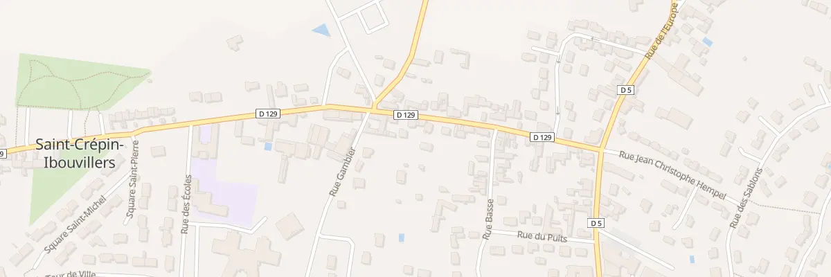 Plan du 27 Rue du Général De-gaulle à Saint-Crépin-Ibouvillers