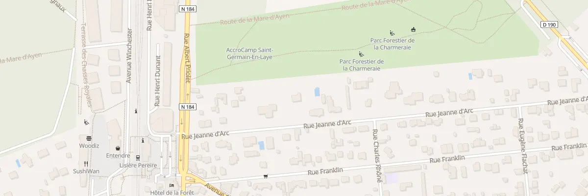 Plan du 26 Rue Jeanne d’Arc à Saint-Germain-en-Laye