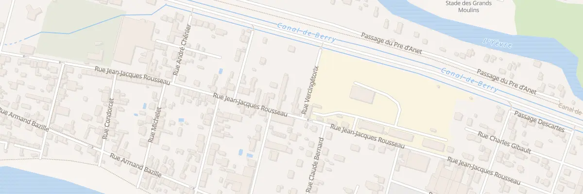 Plan du 46 Rue Jean Jacques Rousseau à Vierzon